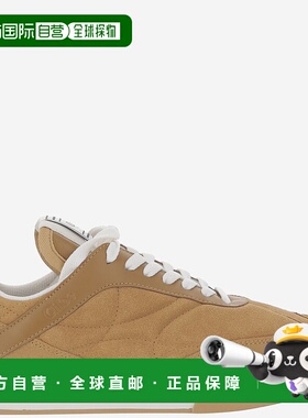 香港直邮Chloe 蔻依 女士 KICK 黄褐色棕色绒面革运动鞋 CHC25A07