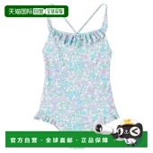 香港直邮golden goose 女童 1h可退 花边花朵荷叶边泳衣童装