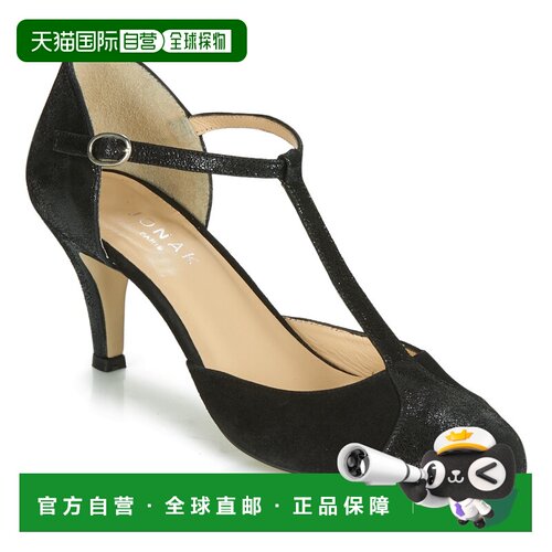 欧洲直邮Jonak  BLOUTOU 女鞋浅口高跟鞋 88-10714-VEL-LAMINE-NO