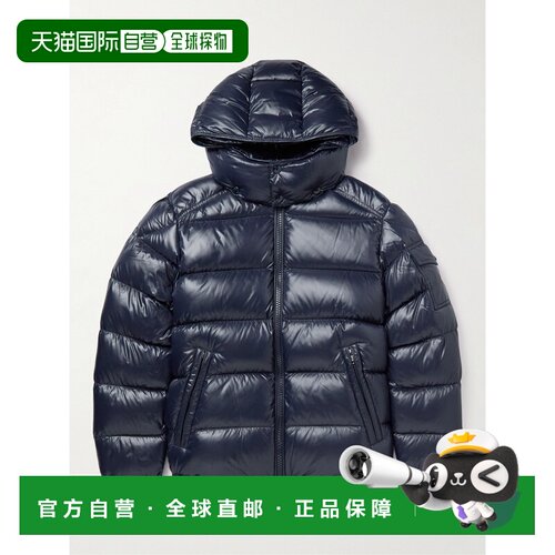 1h可退 香港直邮Moncler 盟可睐 男士 Maya Shell 绗缝连帽羽绒夹