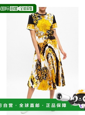 香港直邮Versace 巴洛克印花短袖T恤 A87458A236028A7027范思哲