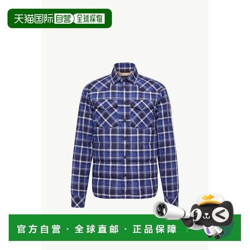 欧洲直邮棉混纺格纹衬衫羽绒服 Gelt