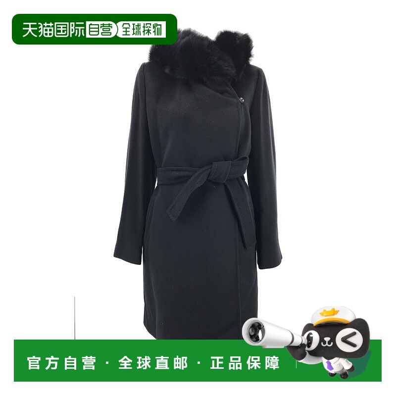 【99新未使用】香港直邮Max Mara 长袖系带大衣 6086095906