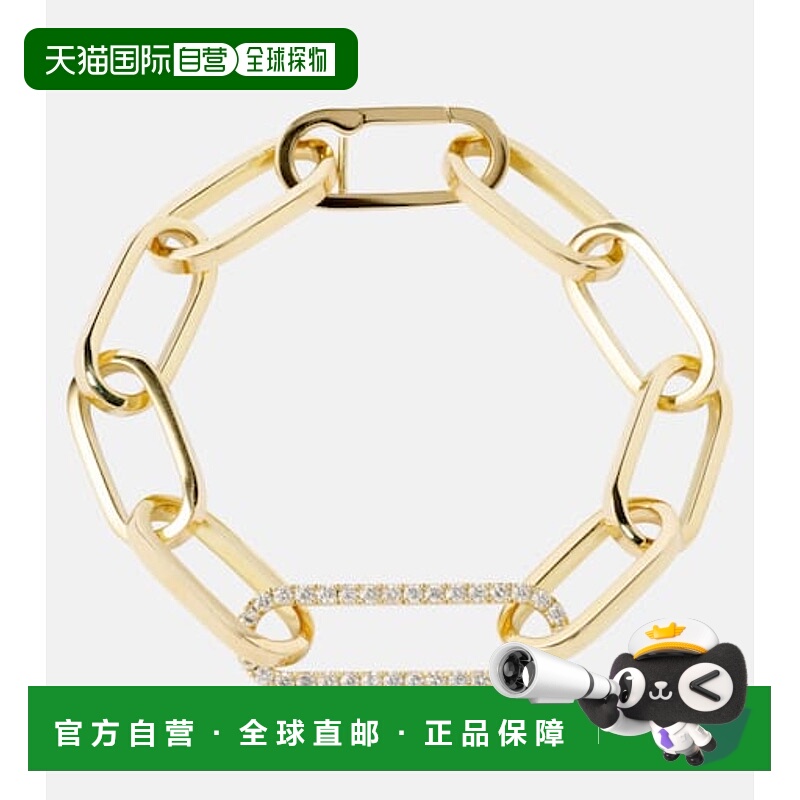 1h可退 香港直邮Tom Ford 汤姆 福特 女士 链环18K金钻石手链