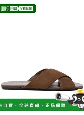 1h可退 香港直邮Prada 圆头平底拖鞋 1XX768103F005