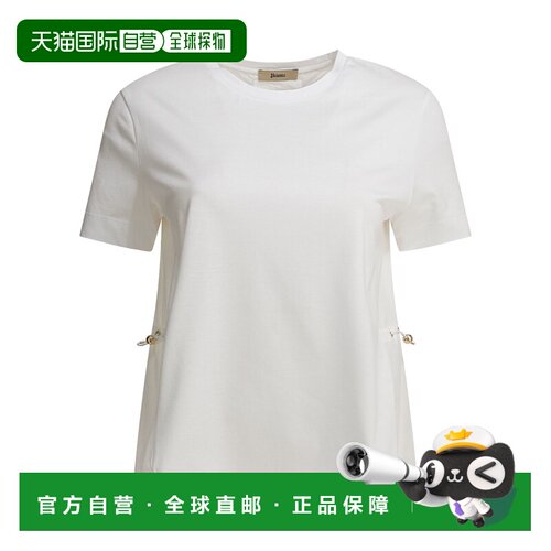 1h可退 香港直邮Herno 女士 圆领短袖T恤 JG000224D52006