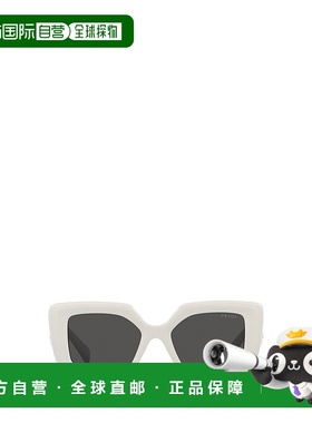 香港直邮Prada 普拉达 女士 徽标太阳镜 PR14ZS white白色 舒适时