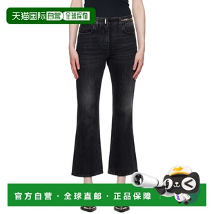 1h可退 香港直邮Givenchy 纪梵希 女士 黑色 Ankle Boot 牛仔裤 B