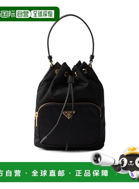 1h可退 香港直邮Prada/普拉达 Duet Re-Nylon 水桶包 Women crov