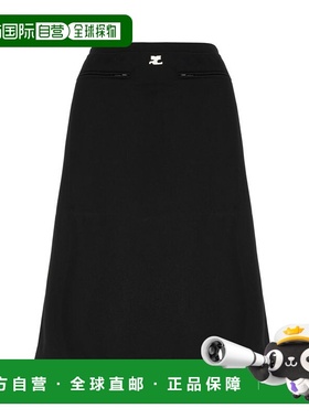 1h可退 香港直邮Courreges 女士 Interlock 運動服半身裙 325JJU2