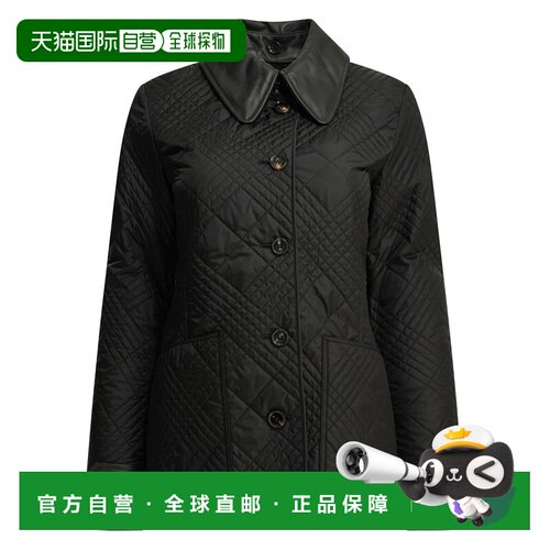 香港直邮BURBERRY 女士夹克 8128389 AW2026 黑色 