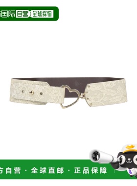 香港直邮moschino 爱莫斯奇诺 女士 高腰皮带 grey灰色 舒适时尚