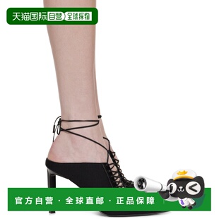 香港直邮Givenchy 纪梵希 女士 黑色 Wrap Around 穆勒鞋 BE6043E