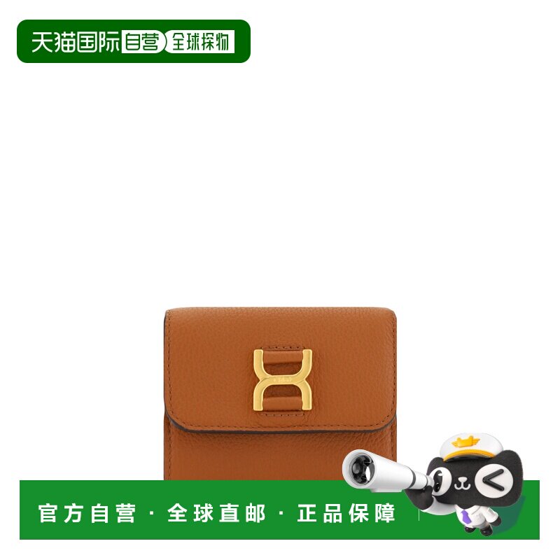 1h可退 香港直邮Chloe 蔻依 女士 標誌雕刻三折錢包 CHC23AP099I3