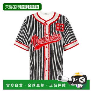 1h可退 香港直邮Moschino 莫斯奇诺 男士 Trompe Loeil 印花圆领