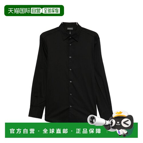 香港直邮Emporio Armani 安普里奥 阿玛尼 男士 黑色衬衫 EM00512