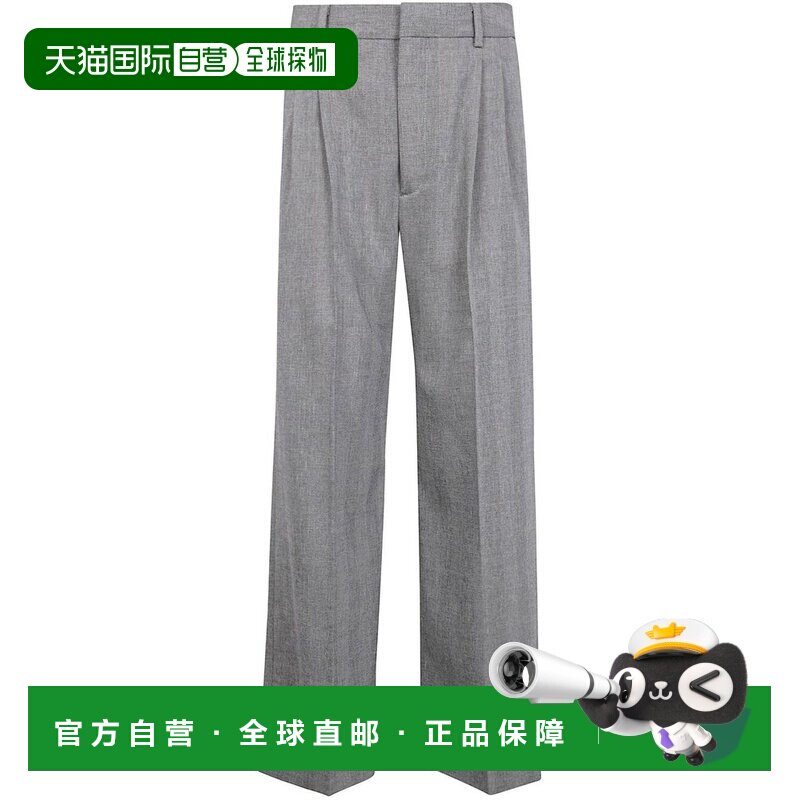 1h可退 香港直邮ANINE BING 女士 中腰 Belen 人字纹长裤 A031121