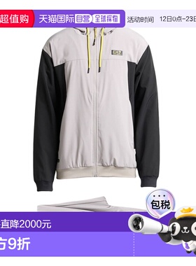 香港直邮Ea7 男士 Outfit 运动运动装 grey灰色 舒适时尚外套卫衣