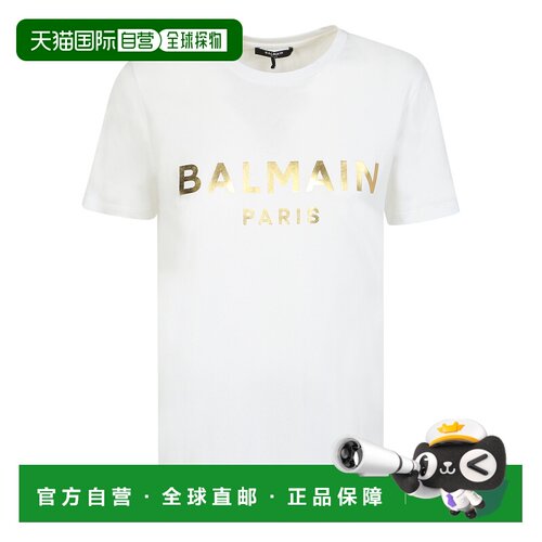 1h可退 香港直邮BALMAIN 女士衬衫 YF1EF000BB28GAD SS2023 白色
