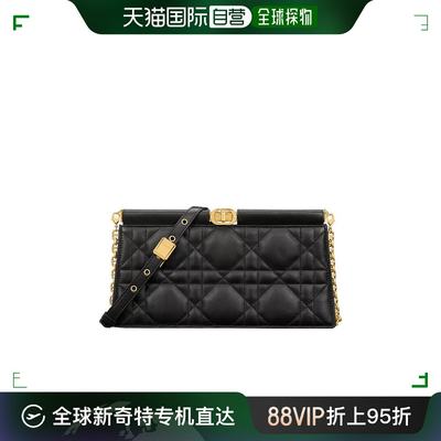 香港直邮Dior Dior Caro Colle Noire 链条单肩包 S5166UDBB