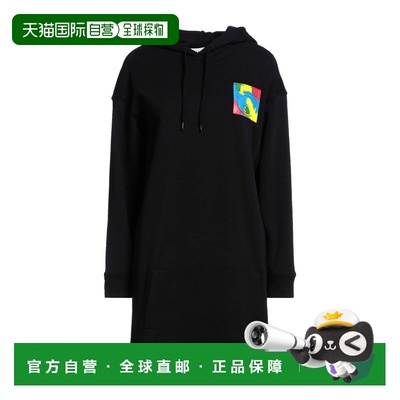 香港直邮Moschino 莫斯奇诺 女士 短款连衣裙 black黑色 舒适时尚