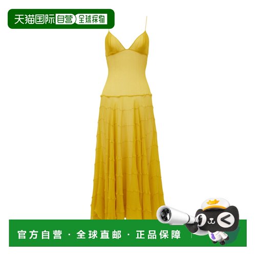 香港直邮Saint Laurent 吊带连衣裙 837256Y3F22长裙