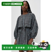 格子长袖 1h可退 迷你连衣裙 女士 Ophelia 香港直邮SEA 海洋