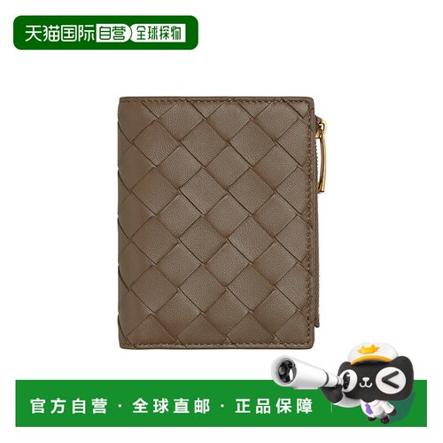 香港直邮Bottega Veneta Intrecciato 小号双折钱包 742330VCPP3