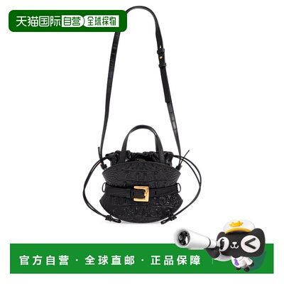 1h可退 香港直邮BALMAIN 女士斜挎包 FN0DP017LOBC0PA SS2026 黑