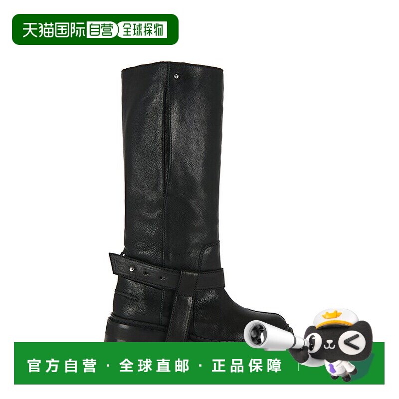 香港直邮BY FAR 女士 Yaka 长筒靴厚底鞋 MWFBO073CL038BK00靴子