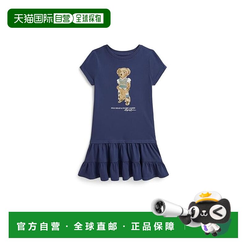 香港直邮PoloRalphLaurenPolo拉夫 劳伦女童连衣裙【付后1h可退】图片