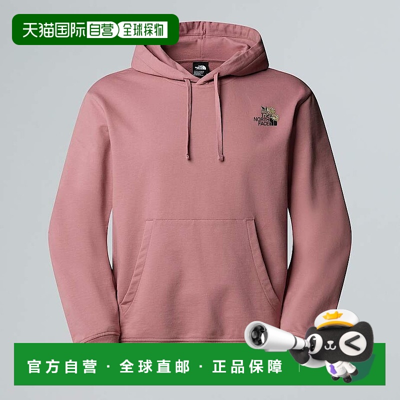 自营欧洲直邮北面 Graphic Dome Flower 男女通用休闲连帽卫衣 TH