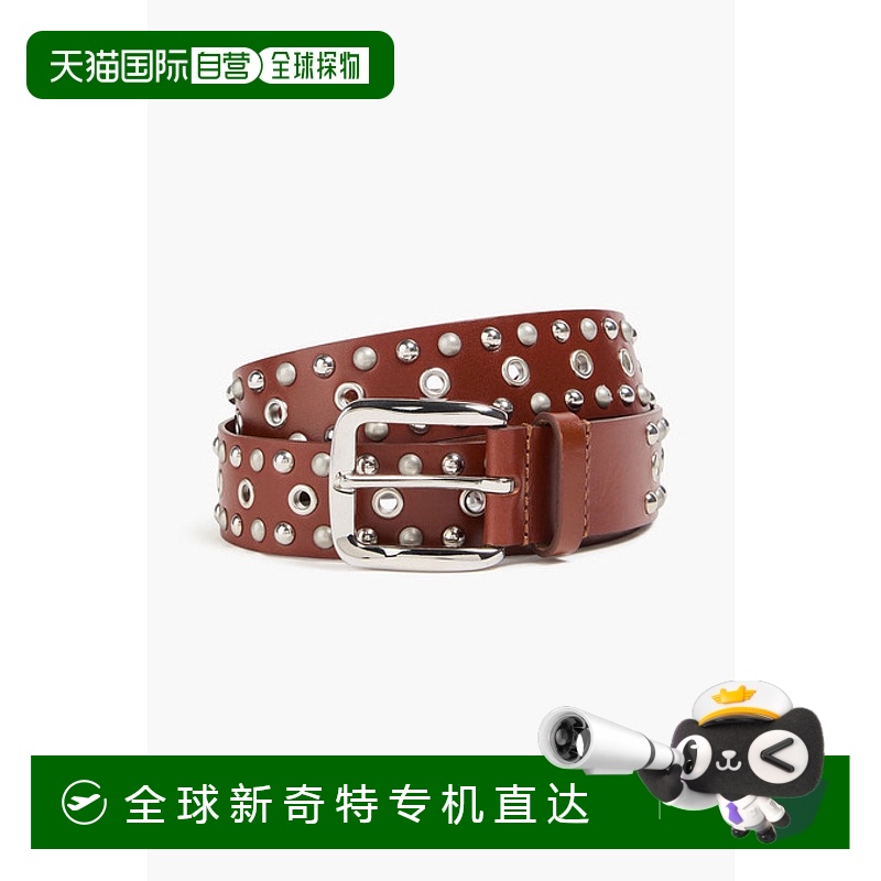1h可退 香港直邮Isabel Marant 伊莎贝尔 玛兰 女士 铆钉皮带腰带
