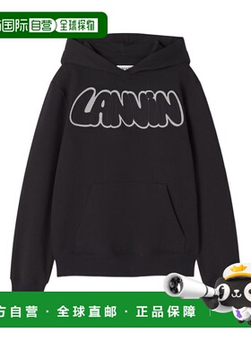 1h可退 香港直邮Lanvin 朗雯 男士 黑色毛线衫 RMHO0055F306P2610