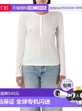 1h可退 香港直邮ANINE BING 女士 PIA SERAFINO LS T恤 A0811225O