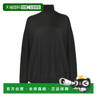 1h可退 香港直邮Moschino 莫斯奇诺 女士 M 标牌高领毛衣 J090754