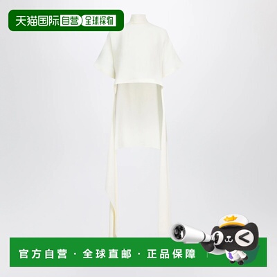 香港直邮ALAIA 女士T恤 AA9H1553W201DVI102 AW2026 白色 Asymmet