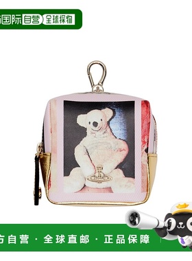 香港直邮Vivienne Westwood 泰迪熊立方体迷你零钱包 59010007WL0