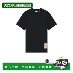 1h可退 香港直邮Burberry 巴宝莉 男士 格纹标志T恤 8104889男装