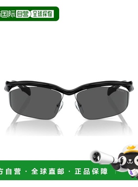 1h可退 香港直邮Prada 普拉达 女士 徽标太阳镜 PRA25S black黑色