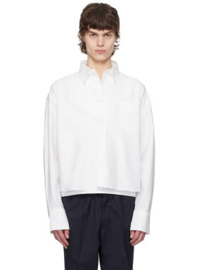 1h可退 香港直邮Ami Paris 男士 白色 Cotton Cropped Oversized