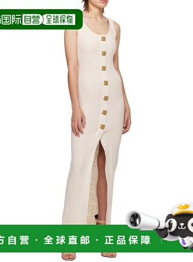 香港直邮Balmain 吊带连衣裙长裙 AF1RP155JE72
