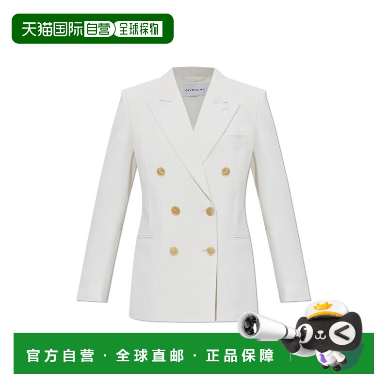 1h可退 香港直邮GIVENCHY 女士西服 BW30R210Q0100 SS2026 白色