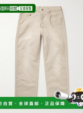 1h可退 香港直邮Visvim 维斯维木 男士 Fluxus 01 直筒棉质斜纹布