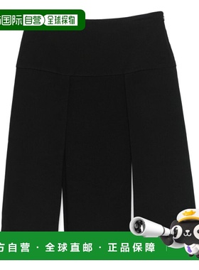 1h可退 香港直邮KHAITE 女士 KIDD 半身裙 41324092W4092200BLACK