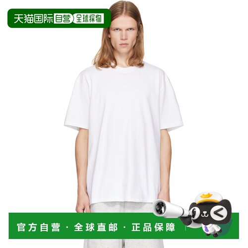 香港直邮SKIMS 男士 白色 Heavyweight Cotton Relaxed T恤 SSSTT