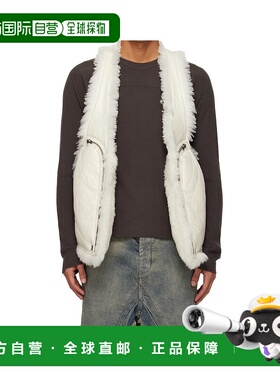 1h可退 香港直邮Rick Owens Concordians Bauhaus 毛皮马甲 RU02E