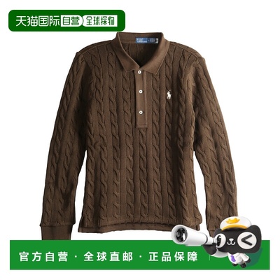 香港直邮Polo Ralph Lauren 长袖针织绞花针织衫 polo衫211959100