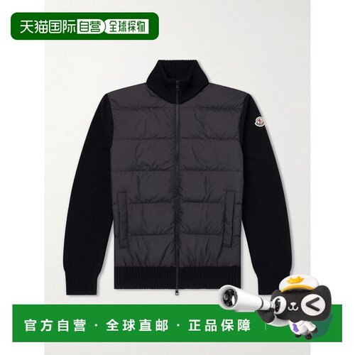 1h可退 Moncler 盟可睐 男士 Shell Down 拼接初剪羊毛绗