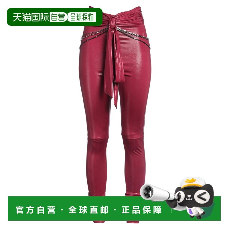 香港直邮The Attico 女士 打底裤 red 紧身裤时尚舒适红色